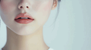 女性の唇